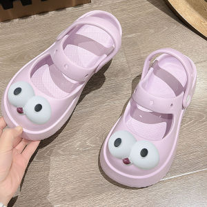 QXshop สินค้าสุดฮิต รองเท้าแตะแฟชั่น รองเท้าทรงสวมเสริมพื้นที่ฮิตสุดๆในช่วงนี้ ดีไซน์น่ารักแบบสิบดาว รองเท้าน้ำหนักเบา สวมใส่สบายเท้า