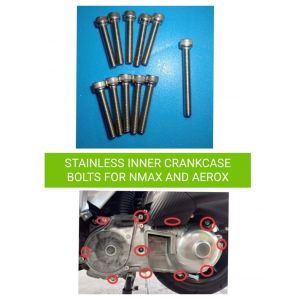 Inner Crankcase Bolts Aerox Nmax Stainless