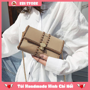[Có Video HD] Túi Tự Đan Da Thời Trang. Set Nguyên Liệu Làm Túi Handmade Túi Hình Chỉ Nổi Độc Lạ Dành Cho Nữ - EB38