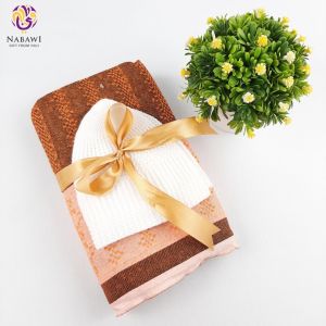 Paket Sarung dan Peci Rajut Putih Souvenir Tahlilan Oleh Oleh Haji Umroh