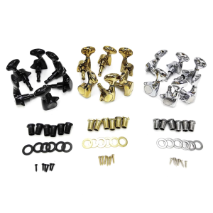 6Pieces Metal Guitar Tuners Guitar Tailpiece Pegs for Various Guitar Brands for Stable Tuning and Improved Aesthetics