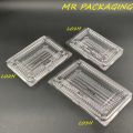 OPS - L02H - BENXON Plastic Tray with Lock [ 50pcs± ] Bakery Disposable Plastic Clear Food Box - Bekas Makanan - L 02 H " OP2H with lock ". 