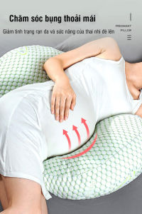 Gối bầu cánh tiên sợi tre cho mẹ bầu loại cao cấp