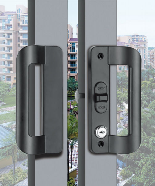 Sliding Door Lock Sliding Door Lock Aluminum Alloy Aluminum Frame Door With Handle American Double Leaf Sliding Door Lock