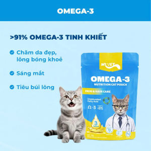 Pate Cho Mèo MRVET Thức Ăn Ướt Bổ Sung Omega 3 Vitamin L-Lysine Điều Hòa Tiêu Hóa Tăng Đề Kháng