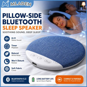 MLADEN X3Pro Under-Pillow Sleep Speaker Mini Bluetooth 5.4 Ultra Thin High-Fidelity Sound Multi-Functional