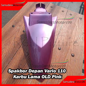 SPAKBOR DEPAN VARIO LAMA 110 KARBU PINK/ SLEBOR DEPAN VARIO 110 KARBU