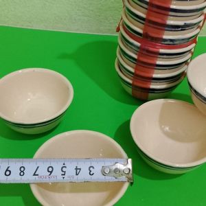 Combo 30 chén đá nướng hột vịt lộn ký hiệu 2 viền xanh