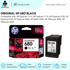 HP 680 Black Original Ink Advantage Cartridge