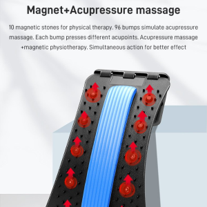 Magnet-Equipped Lumbar Stretcher Ergonomic Design Relieves Lumbar Pressure For Daily Maintenance Sedentary Crowd