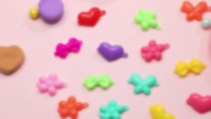 WILLBOND 100 Pieces Hair Barrettes for Girls Hair Clips Bow Colorful Plastic Self-hinge Hair Clips for Toddlers Kids Baby Cute 80s 90s Style Hairpin Accessories