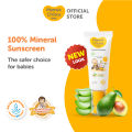 Mama's Choice Baby Gentle Mineral Sunscreen | SPF30 PA++ | Hypoallergenic & Moisturizing | Aloe Vera, Avocado & Coconut. 