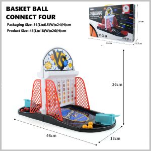 Connect Four / In A Row 4 In A Line Board Game Kids Children Educational Toy/ Bouncing Ball Connect Four/ Basket Ball Connect 4
