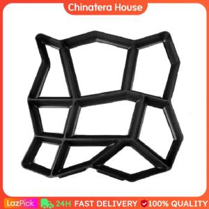 Garden Pavement Mold DIY Paving Cement Brick Stone Road Concrete Path Maker