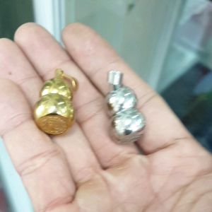 (Tặng Kèm Dây) Mặt Dây Chuyền Hồ Lô Bát Quái May Mắn- Dùng lâu dài tắm rửa không đen