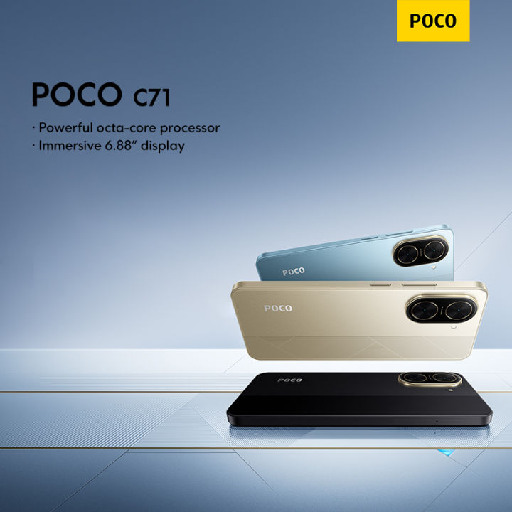 POCO C71 Smartphone | 4GB+128GB, Powerful octa-core