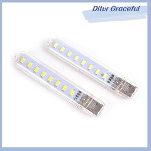 Ditur Mini USB LED Lamp 8 LED Camping Portable Night USB Gadget Lighting For PC Laptop