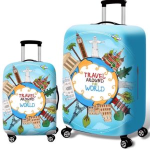 🔥ส่งเร็ว ส่งไว ผ้าคลุมกระเป๋าเดินทาง 18”-32” ผ้ายืด กันรอย มีซิป+สายรัดด้านล่าง