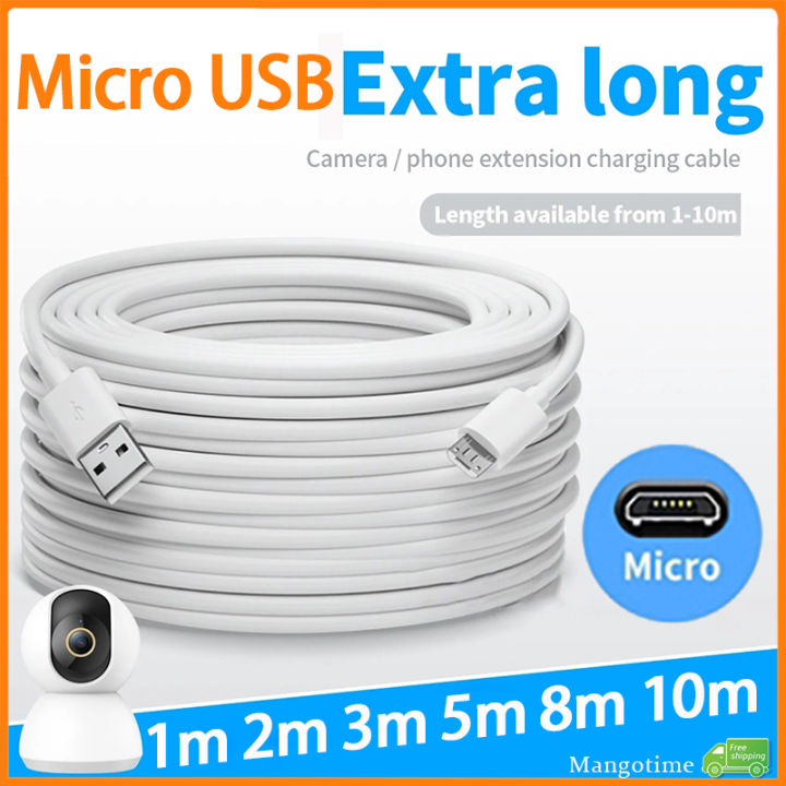 【Hàng Có Sẵn】cáp Dài 1M 2M 3M 5M 8M 10M Sạc Micro USB Micro Cáp Sạc USB ...