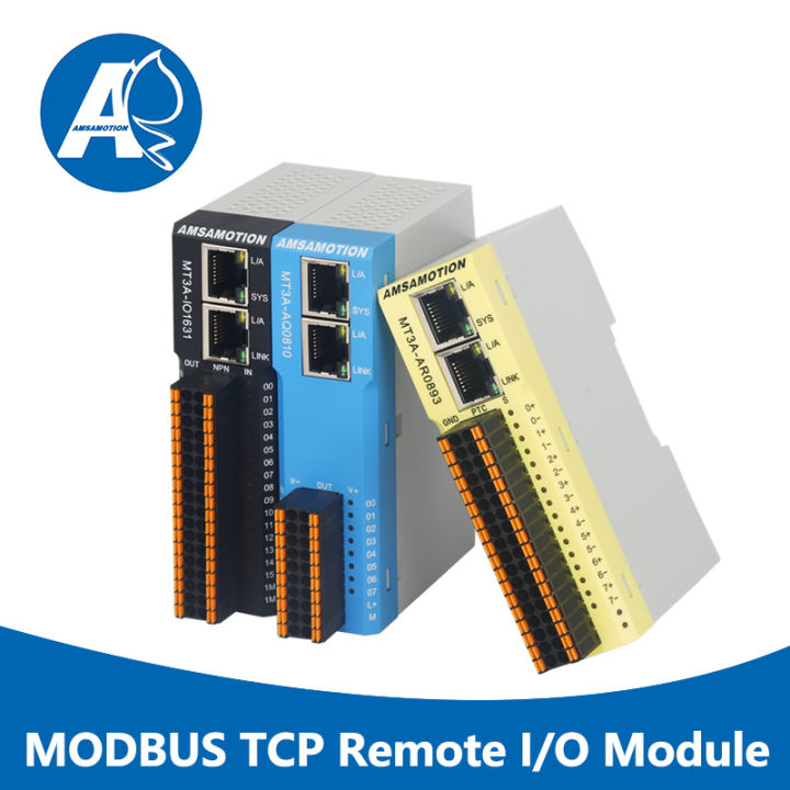 MODBUS TCP Integrated Remote I/O Module Digital, Analog, Temperature ...