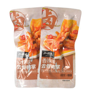小胡鸭-柠檬酸辣去骨凤爪/香辣味去骨鸭掌/香辣鸭舌/香辣味鸭锁骨 XIAO HU DUCK-Spicy Boneless Chicken Claw with Lemon Taste/Spicy Boneless Duck Claw/Spicy Duck Tongue