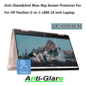 2X Anti-Glare/Anti Blue-Ray Screen Protector For HP Pavilion 2-in-1 x360 14 inch Laptop 14-ek1040TU 14-ek1025TU 14-ek1026TU 16:9