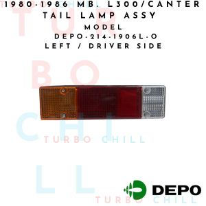 1980-1986 MB. L300/CANTER TAIL LAMP ASSY DEPO-214-1906L-O LEFT / DRIVER SIDE