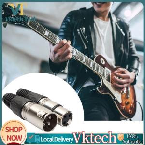 8pcs XLR Audio Connectors Male and Female 3-Pin for Microphone and Sound System Wiring