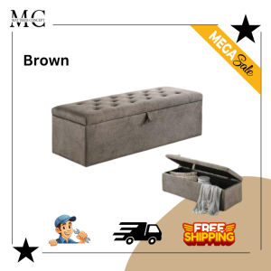🔥【LOCAL SELLER】🔥JESSI FABRIC STORAGE OTTOMAN (FREE DELIVERY & INSTALATION)