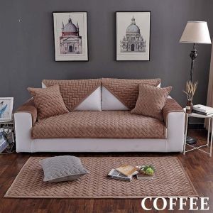 Velvet Sofa Cover Plush Sofa Towel Sofa Cushion Pet Dog Mat Sofa Slipcover Home Furniture Decoration