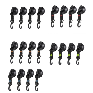 4Pcs Chân Không đế hút Móc Mạnh Mẽ Tự Chất Keo Cửa móc treo tường Móc Cho Ngoài Trời Và Nhà Tổ Chức