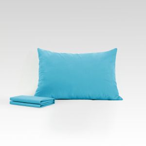 Waterproof Pillow Case Solid Color Pillow Cover Waterproof 2 Pieses Set Black Grey Navy White Camel Microfiber Fabric Pillow Cases 50x70 CM