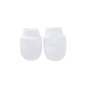 1 Pair Newborn for Protection Face Scratch Hands Gloves Solid Color No Scratch Mitts Baby Anti Scratching Soft Cotton Gl