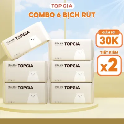 Khăn khô đa năng Top Gia cao cấp dùng 1 lần siêu dai siêu mềm mịn