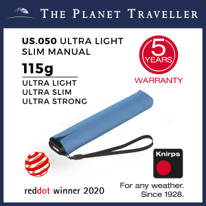 Knirps US.050 Ultra Light Slim Manual Umbrella (w & w/o UV Protection)