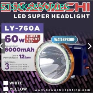 Senter Kepala Kawachi LY-760A Waterproof 60 watt