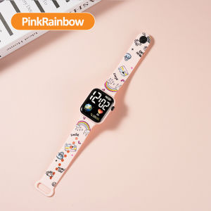 LAKOE Jam Tangan Anak Led Jam Tangan Anak Gelang Elektronik Kids Digital Watch Motif Kartun