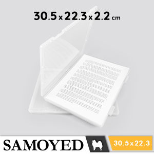 Tempat / Kotak Plastik PP Penyimpanan Serba Guna / Plastic Storage Box 30.5 x 22.3 x 2.2 / 305 x 223 x 22 cm Samoyed BX-SN-30522322 (Kertas / Dokumen A4 / Aksesoris / Pernak-Pernik / Alat Tulis / Perlengkapan / Peralatan Seni / Jahit)