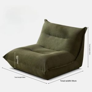 Sacesr Sponge Filling Living Room Single Small Sofa Bedroom Detachable Washable Creative Simple Portable Interior Sofas Home Decor 9Q4T2