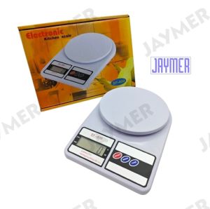 (SG) Digital Electronic Kitchen Food Weighing Measuring Scale LCD AA Battery Accurate Up to 10kg Weight Capacity SF-400