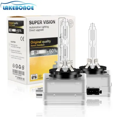 LAKEBONCE 2PCS 35W D1S D3S HID Xenon Headlight Bulb 6000K 8000K 4300K 3000K White Blue Yellow D2S D4S Car Light Lamp 12V 10000LM