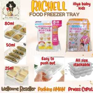 Richell Baby Food Freezer Tray round 30 - bar 50 - square 80