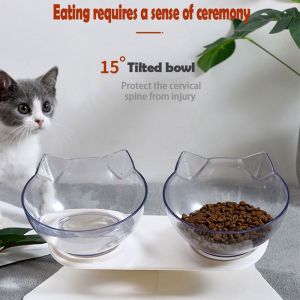 Pet Bowls Dog Food Water Feeder Pet Drinking Dish Feeder Cat Puppy With Raised Feeding Supplies Small Dog Accessories