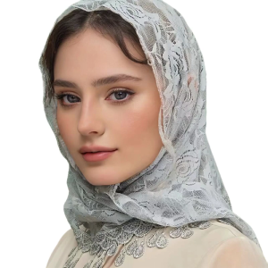Elegant Mantilla Veils Mass Shawl for Formal Occasion Spanish Lace Headwrap Catholic Chapel Bride Veils for Church Wedding
