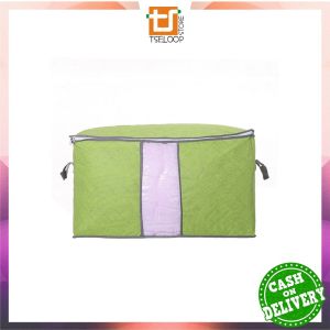OFM-C899 Tempat Penyimpanan Bed Cover Selimut Baju Serbaguna Storage Box Organizer / Bamboo Bag Tas