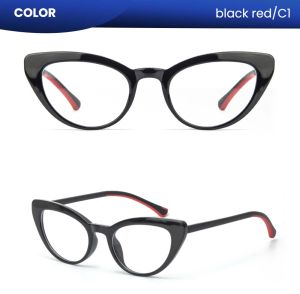 IOOI Eyewear -  Kacamata Cat Eye TR90 Anti Radiasi Blueray Photocromic Pria Wanita 2338