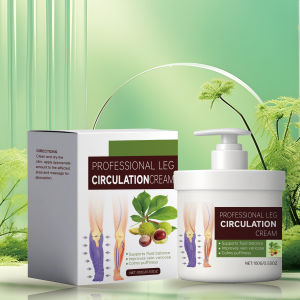 Leg Swelling Relief Cream – 100g Professional Circulation Therapy Fluid Ease for Edema Reduces Leg & Feet Discomfort Tired Leg Care