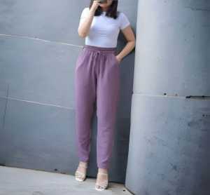 baggy pants airflow premium luna pants cringkel airflow premium kekinian celana panjang muslimah