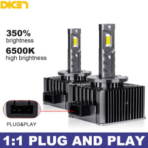 DICN 1 Chiếc Đèn Pha Ô Tô Siêu Sáng Không Lỗi Canbus D1S D1R D2S D2R D3S D3R D4S D4R D5S D8S Bóng Đèn LED 90W 6000K 20000LM Thay Thế HID Cho Volkswagen Audi Benz BMW Toyota