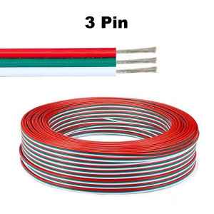 20-100 Meter 22AWG Cable Power Lead Parallel Wiring 2/3/4/5/6 Pin Power Cord Extension Cable